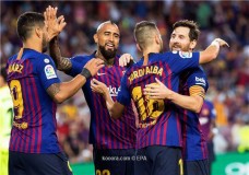  برشلونة يضمن التتويج بلقب 