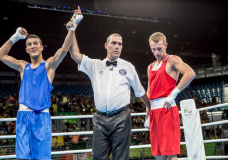 تألق الملاكم المغربي محمد حموت في روسيا  !